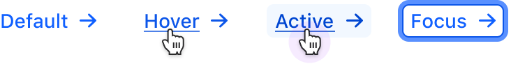 Primary state of the link standalone component